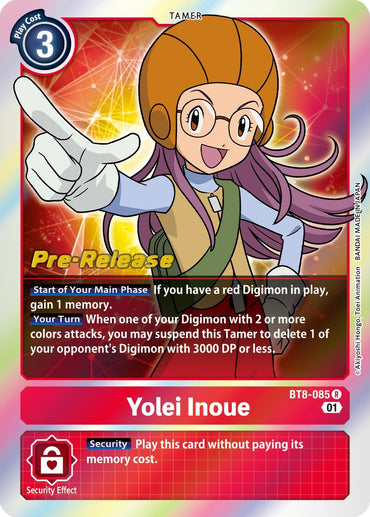 Yolei Inoue [BT8-085] [New Awakening Pre-Release Cards] 