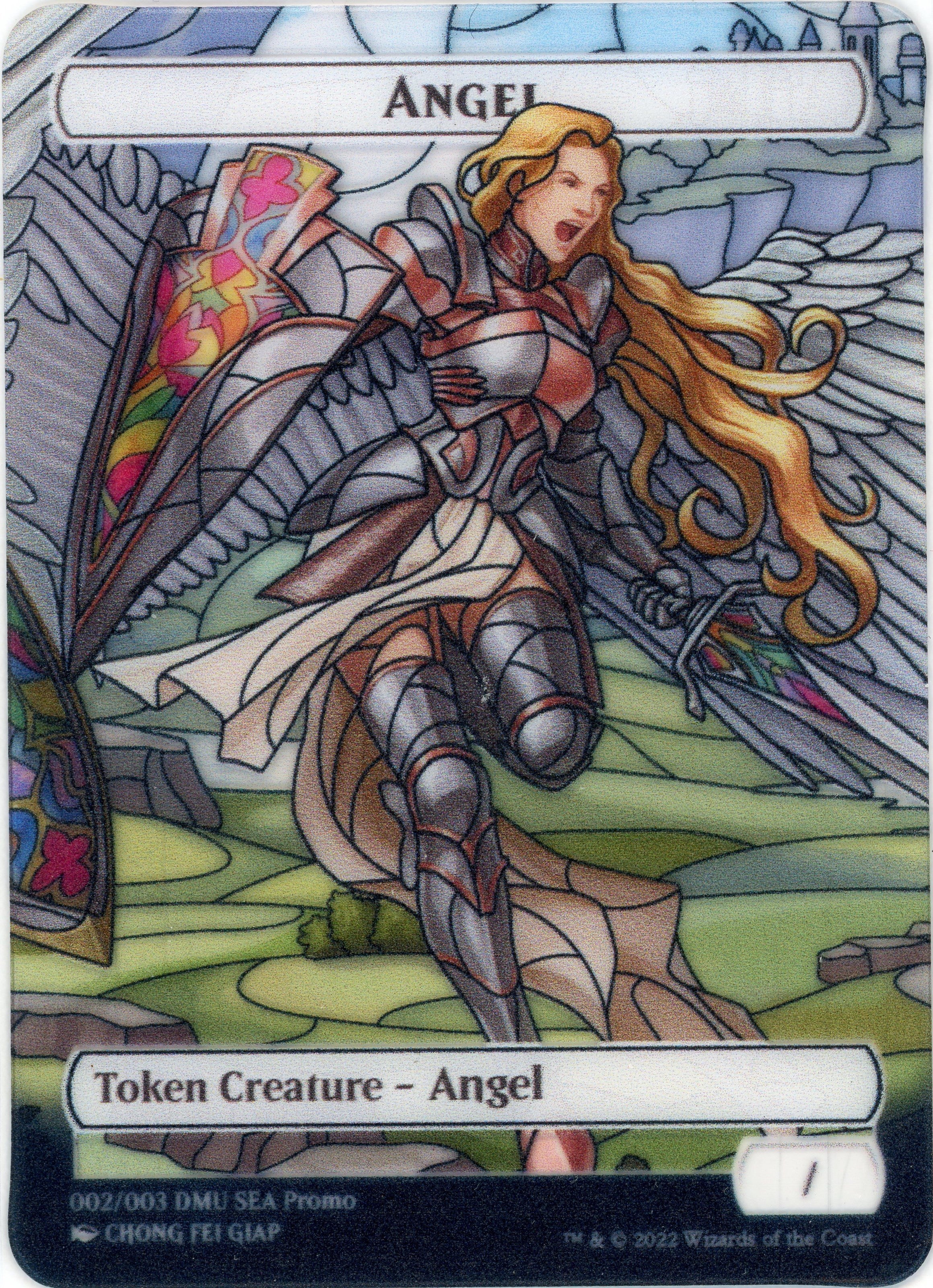 Angel Token (SEA Exclusive) [Dominaria United Tokens] 