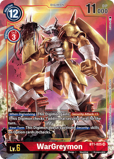 WarGreymon [BT1-025] (Alternate Art) [Release Special Booster Ver.1.0] 