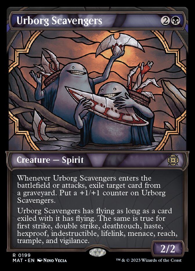 Urborg Scavengers (Showcase Halo Foil) [March of the Machine: The Aftermath] 