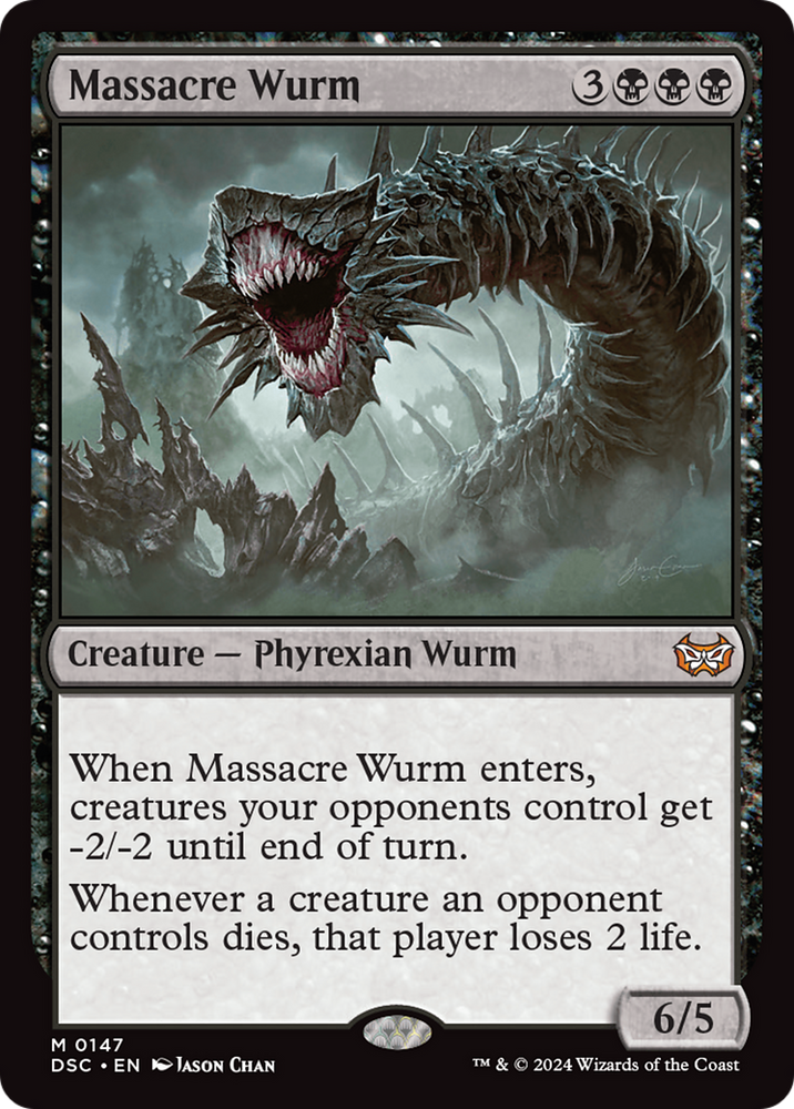 Massacre Wurm [Duskmourn: House of Horror Commander] 