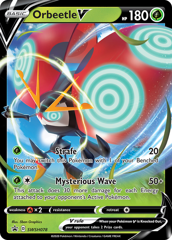 Orbeetle V (SWSH078) [Sword &amp; Shield: Black Star Promos] 