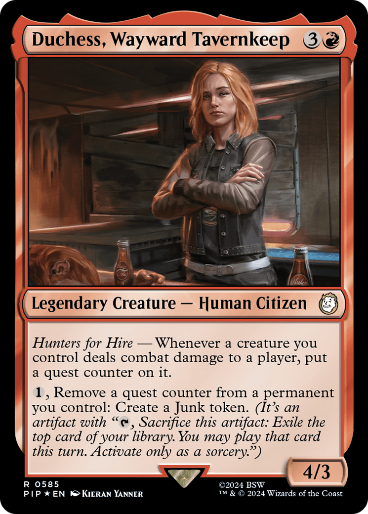 Duchess, Wayward Tavernkeep (Surge Foil) [Fallout] 