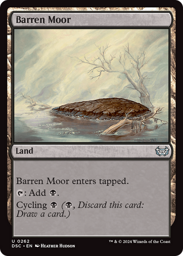 Barren Moor [Duskmourn: House of Horror Commander] 