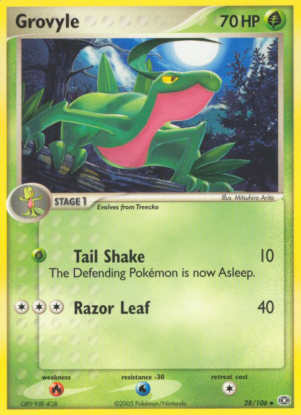 Grovyle (28/106) [EX: Emerald] 