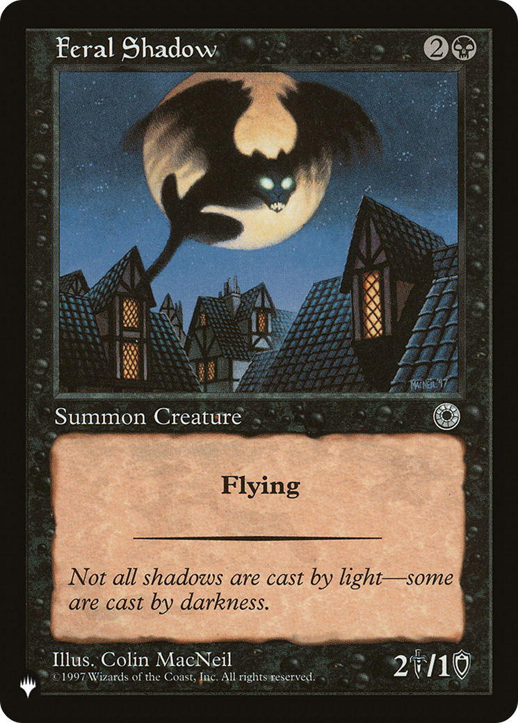 Feral Shadow [The List Reprints] 