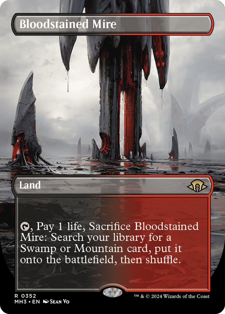 Bloodstained Mire (Borderless) [Modern Horizons 3] 