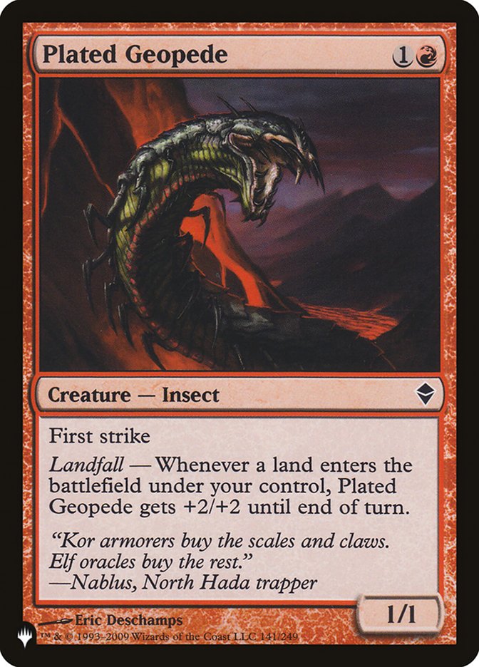 Plated Geopede [The List] 