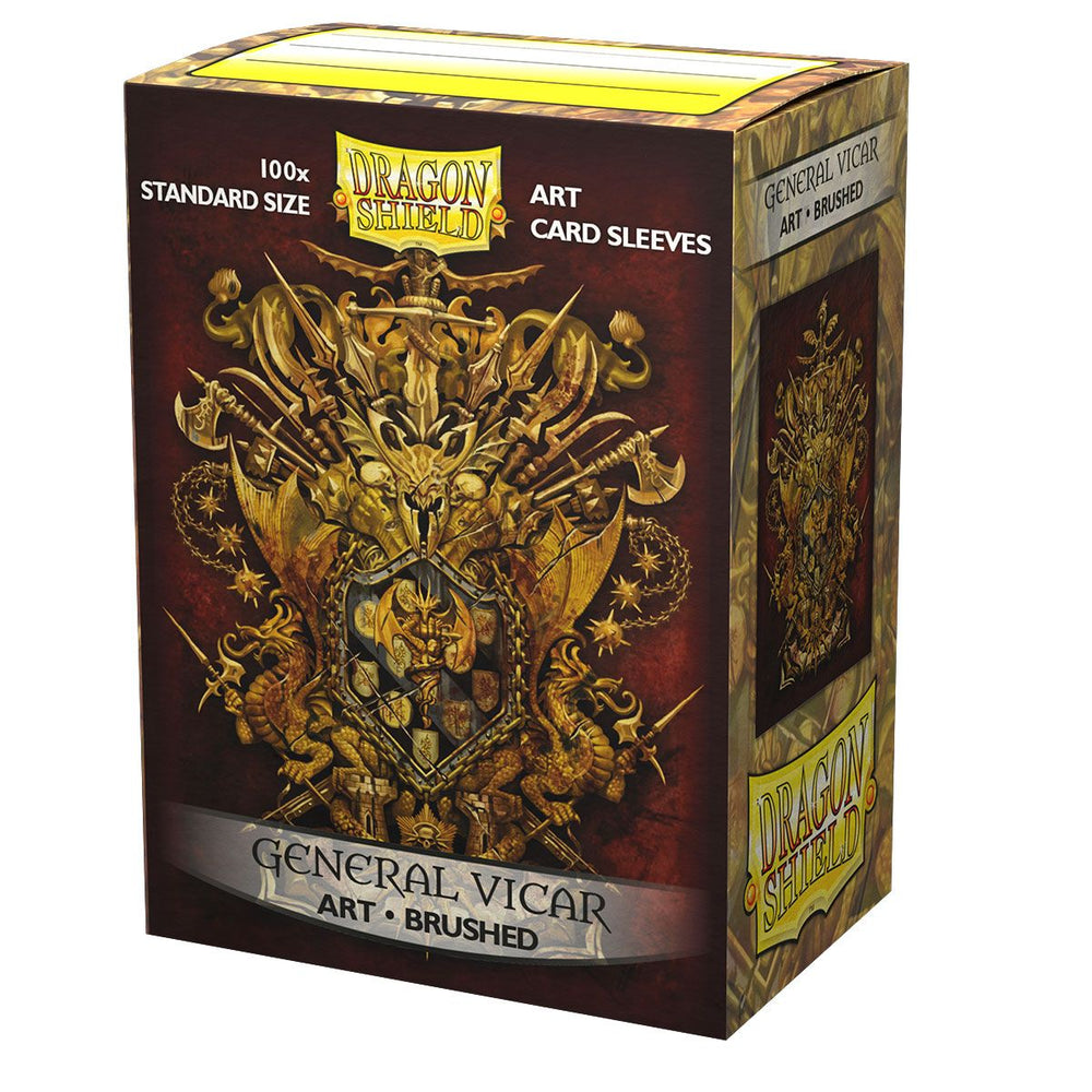 Dragon Shield: Standard 100ct Brushed Art Sleeves - General Vicar 