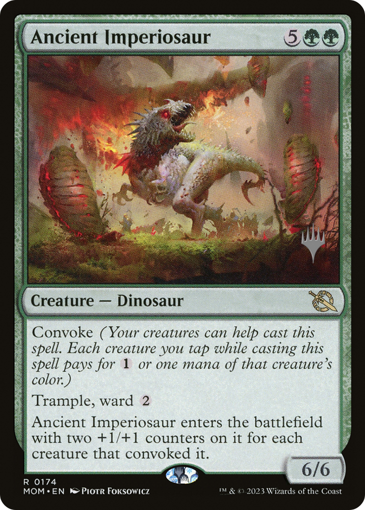 Ancient Imperiosaur (Promo Pack) [March of the Machine Promos] 