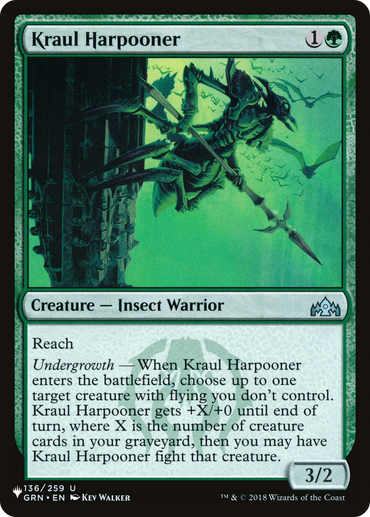 Kraul Harpooner [The List Reprints] 