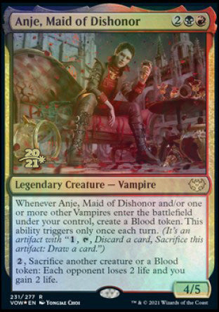 Anje, Maid of Dishonor [Innistrad: Crimson Vow Prerelease Promos] 