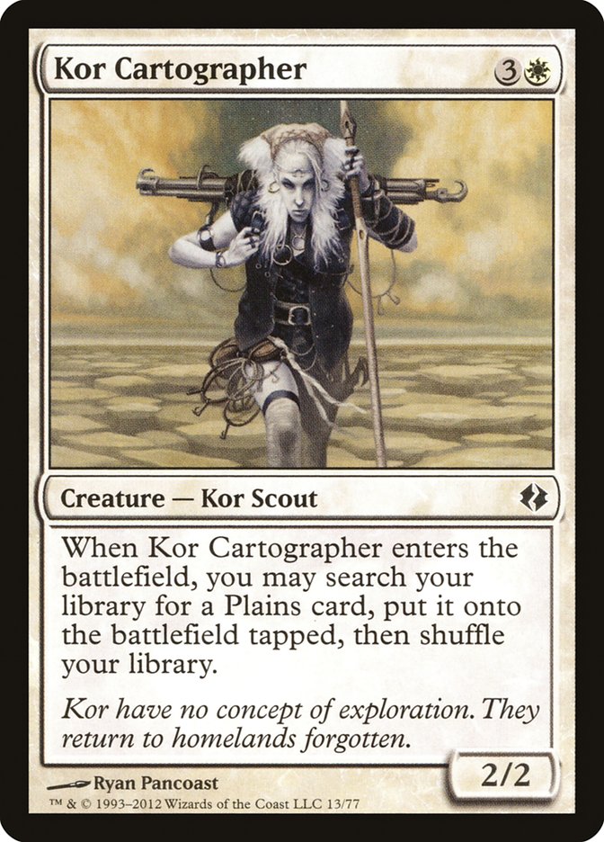 Kor Cartographer [Duel Decks: Venser vs. Koth] 