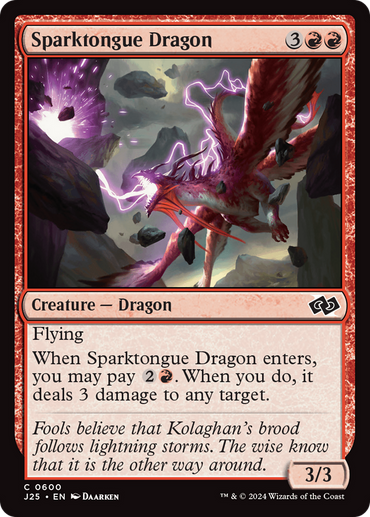 Sparktongue Dragon [Foundations Jumpstart] 