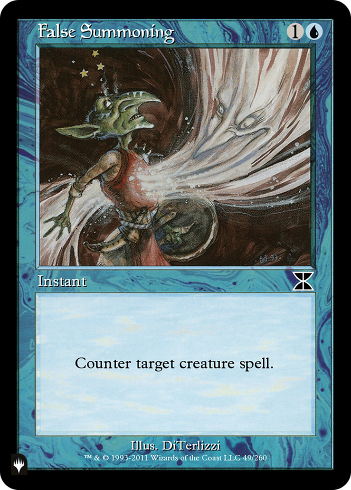 False Summoning [The List Reprints] 