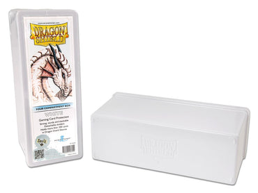 Dragon Shield: Four-Compartment Deck Box - White 