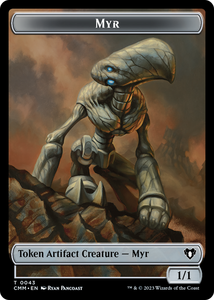 Myr Token [Commander Masters Tokens] 