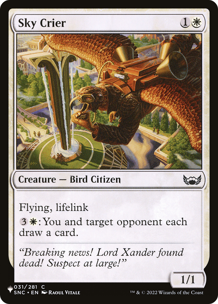 Sky Crier [The List Reprints] 