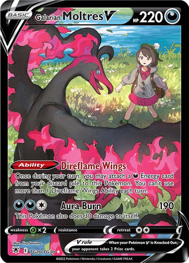 Galarian Moltres V (TG20/TG30) [Sword &amp; Shield: Astral Radiance] 