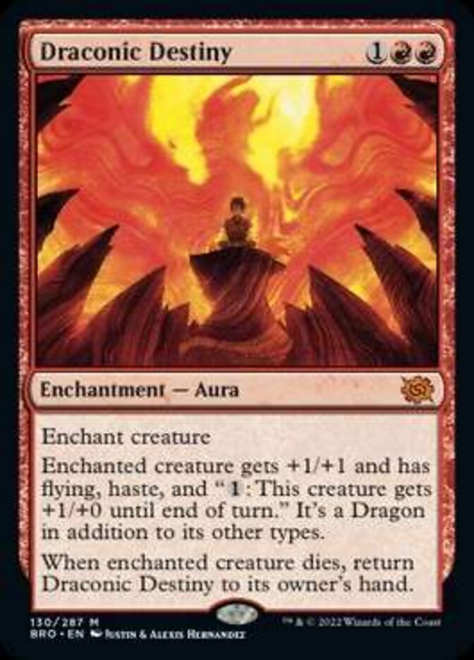 Draconic Destiny (Promo Pack) [The Brothers' War Promos] 