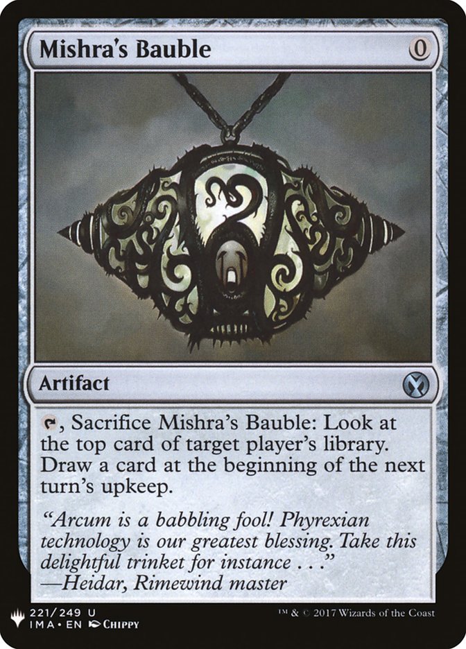 Mishra's Bauble [Mystery Booster] 