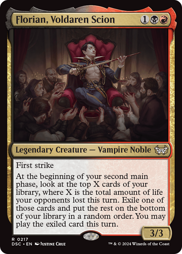 Florian, Voldaren Scion [Duskmourn: House of Horror Commander] 