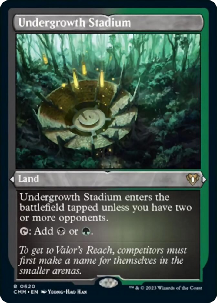 Undergrowth Stadium (Foil Etched) [Commander Masters] 