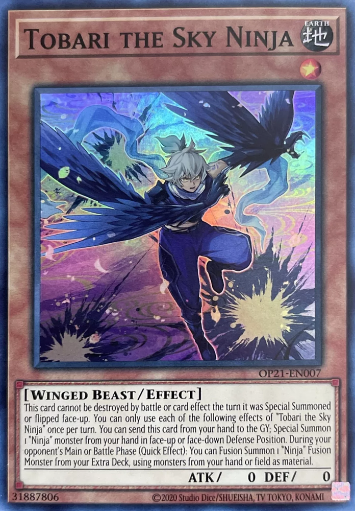 Tobari the Sky Ninja [OP21-EN007] Super Rare 