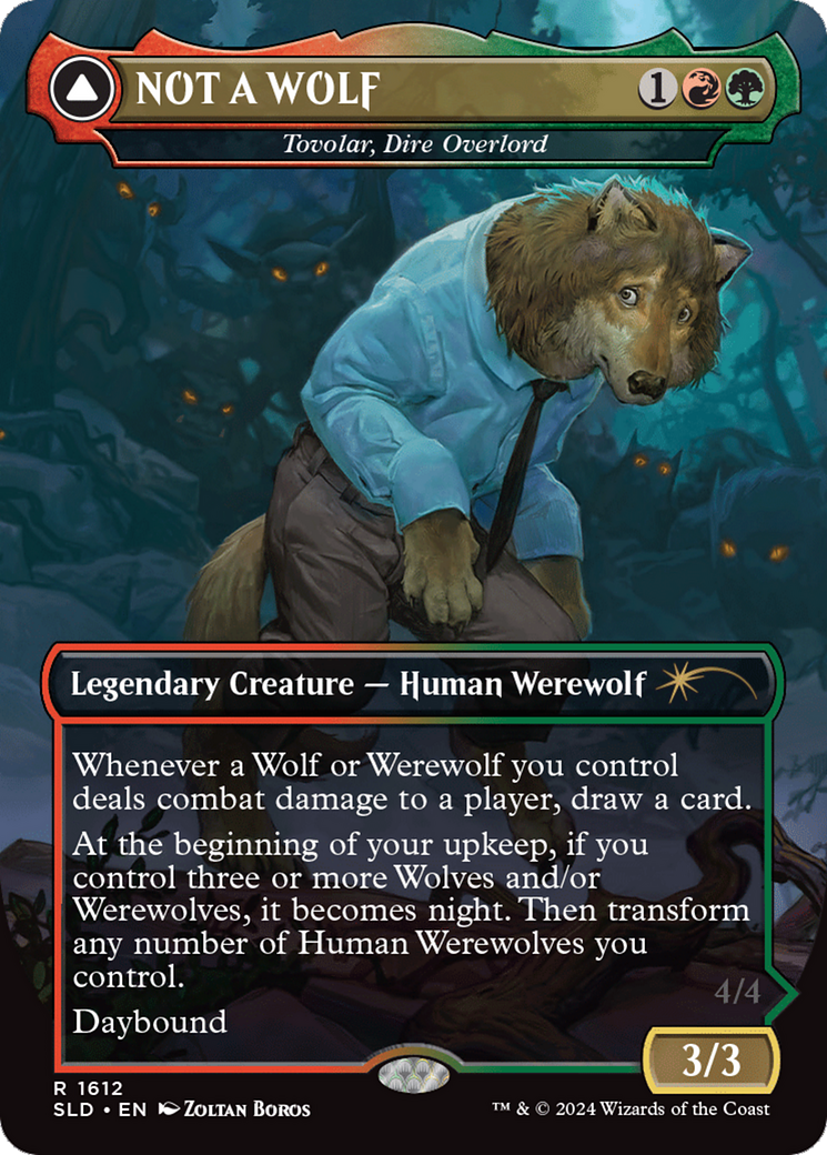 NOT A WOLF - Tovolar, Dire Overlord [Secret Lair Drop Series] 