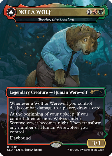 NOT A WOLF - Tovolar, Dire Overlord [Secret Lair Drop Series]