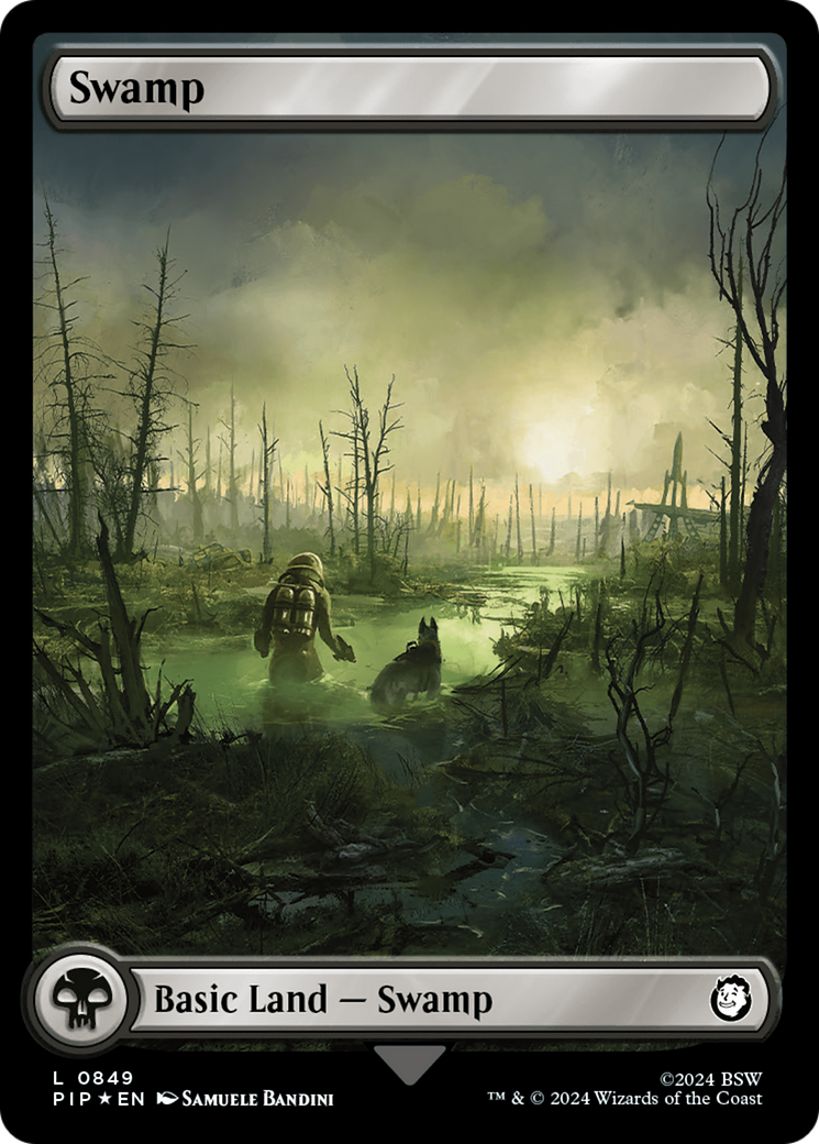 Swamp (0849) (Surge Foil) [Fallout] 