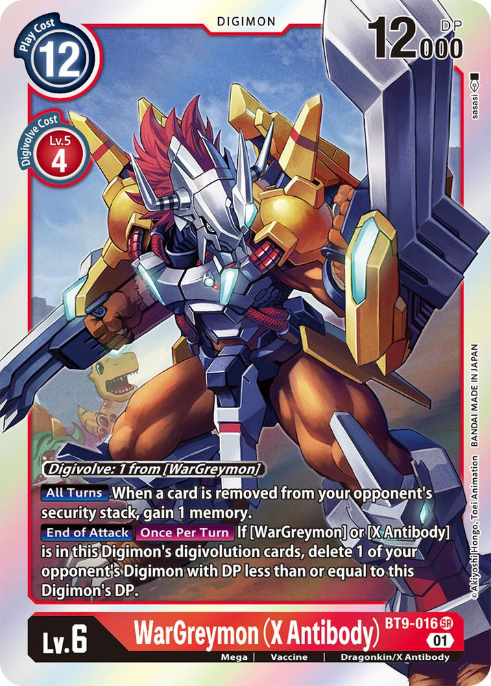 WarGreymon (X Antibody) [BT9-016] [X Record] 