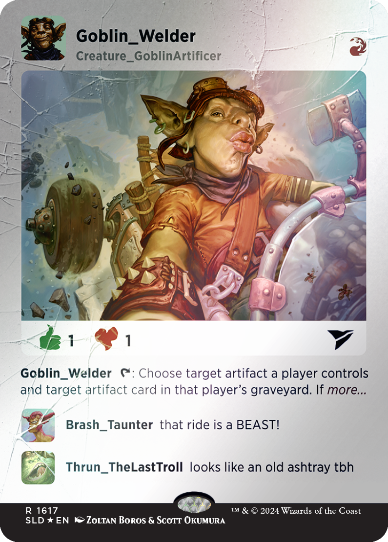 Goblin Welder (Rainbow Foil) [Secret Lair Drop Series] 