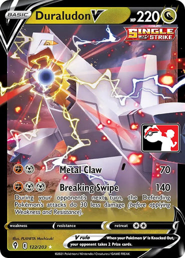 Duraludon V (122/203) [Prize Pack Series One] 