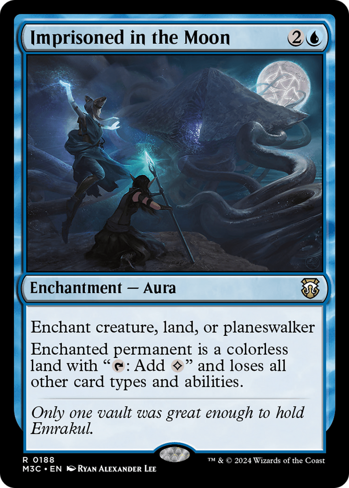 Imprisoned in the Moon (Ripple Foil) [Modern Horizons 3 Commander] 