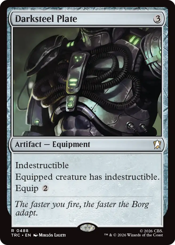 Darksteel Plate (Surge Foil) [Star Trek Commander]