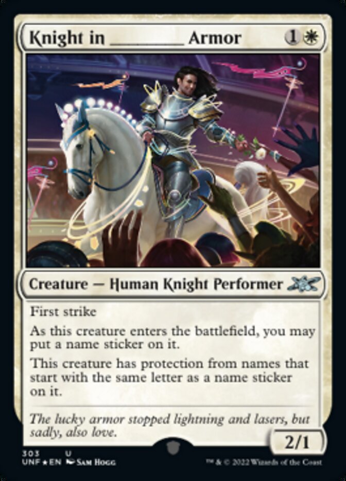 Knight in _____ Armor (Galaxy Foil) [Unfinity] 