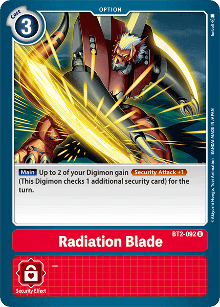 Radiation Blade [BT2-092] [Release Special Booster Ver.1.0] 