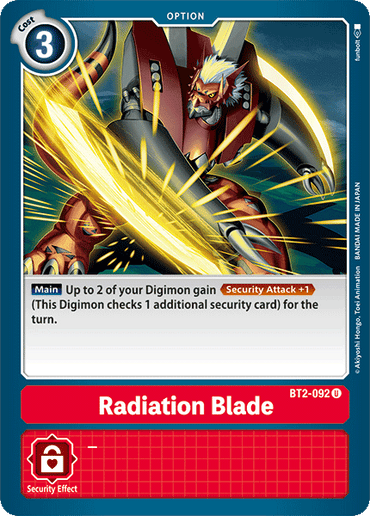 Radiation Blade [BT2-092] [Release Special Booster Ver.1.0] 