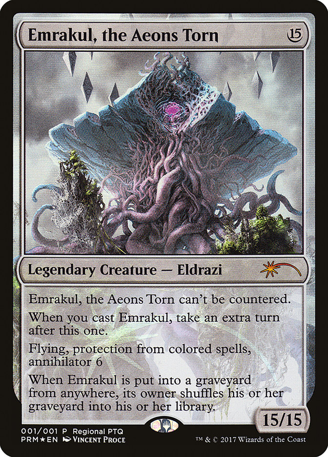 Emrakul, the Aeons Torn (Regional PTQ) [Pro Tour Promos] 