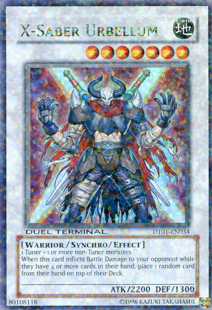 X-Saber Urbellum [DT01-EN034] Ultra Rare 
