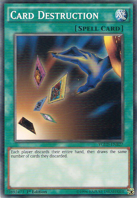 Card Destruction [YGLD-ENB27] Common 