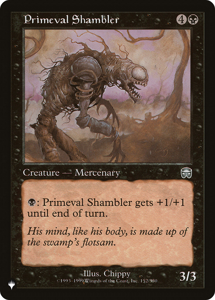 Primeval Shambler [The List Reprints] 