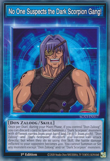 No One Suspects the Dark Scorpion Gang! [SGX3-ENS17] Common 