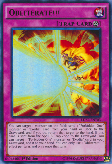 Obliterate yourself!!! [LDK2-ENY03] Ultra Rare 