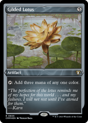 Gilded Lotus (Foil Etched) [Commander Masters] 