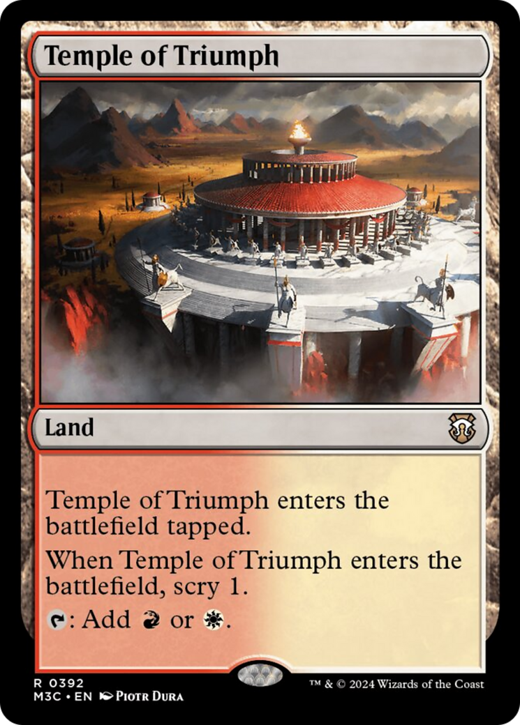 Temple of Triumph [Modern Horizons 3 Commander] 