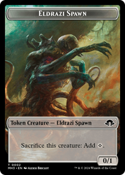 Eldrazi Spawn // Spirit (0008) Double-Sided Token [Modern Horizons 3 Tokens] 