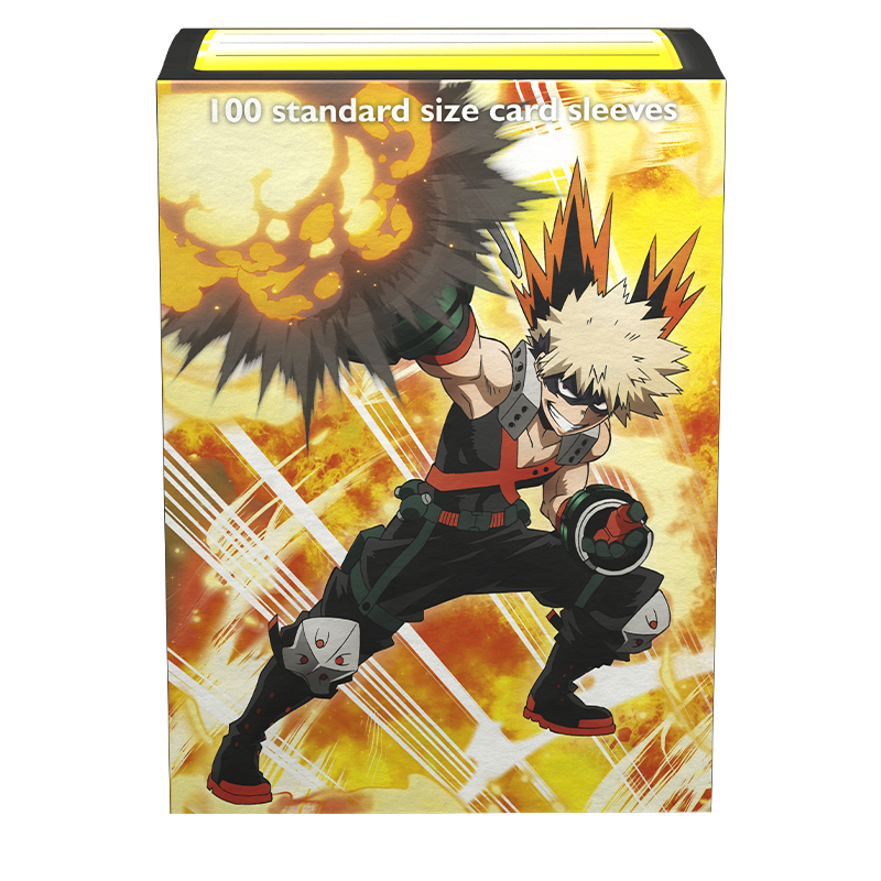 Dragon Shield: Standard 100ct Art Sleeves - My Hero Academia (Bakugo Explode) 