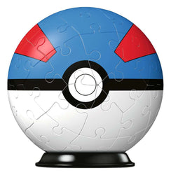 Pokemon Superball azul 3D - Rompecabezas